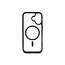 Delock Protective Case for iPhone 16 compatible with MagSafe clear-black