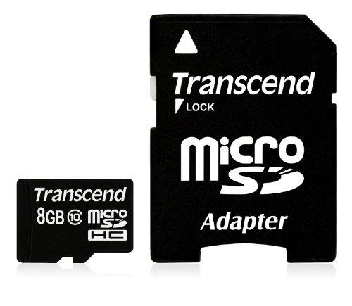 Transcend MicroSDHC 8GB Class 10 - [TS8GUSDHC10]