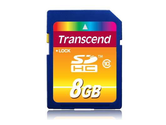 Transcend SDHC 8GB Class 10