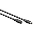 DC verlengkabel | 5,5 x 2,5mm | max. 100W | AWG20 | zwart | 10 meter