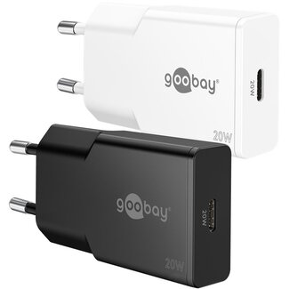 Goobay Goobay USB-C™ PD GaN Fast Charger Slim (20 W) white
