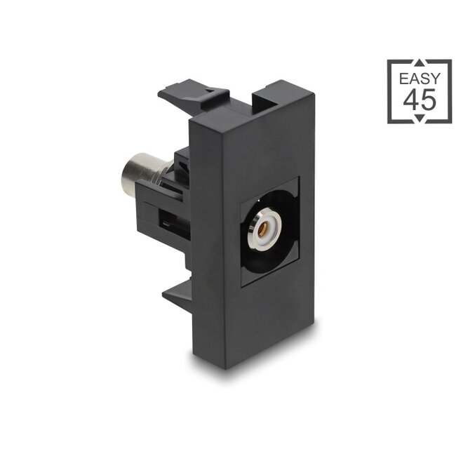 Delock Easy 45 Module RCA female to RCA female white / black