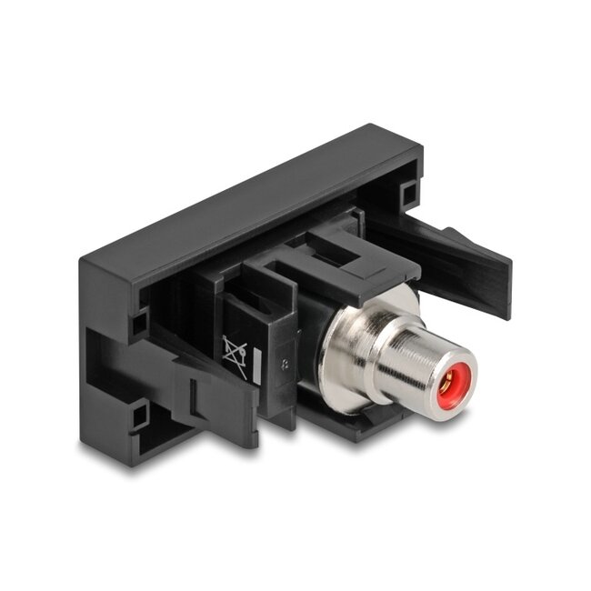 Delock Easy 45 Module RCA female to RCA female red / black