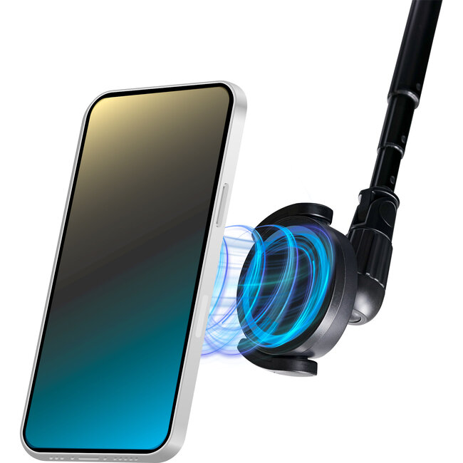 InLine® Magnetisch statief voor mobiele telefoon & selfie stick, Bluetooth