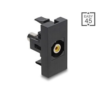 DeLOCK Delock Easy 45 Module RCA female to RCA female yellow / black