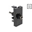 Delock Easy 45 Module DC 5.5 x 2.5 mm female to DC 5.5 x 2.1 mm male black