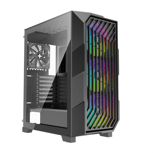 XILENCE Xilent Breeze II ATX PC Case black, X812.ARGB Gaming ATX PC Case schwarz