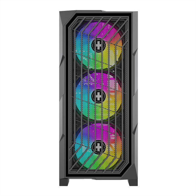 XILENCE Xilent Breeze II ATX PC Case black, X812.ARGB Gaming ATX PC Case schwarz