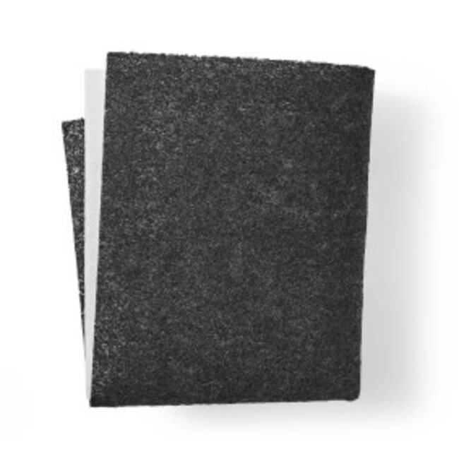 Set Universele Afzuigkapfilters | Koolstoffilter | 57 x 47 cm | Vervangingsindicator | Op maat te knippen | 2 Stuks
