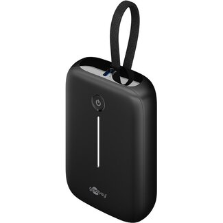 Goobay Goobay Power Bank 10,000 mAh with Built-In USB-C™ Cable