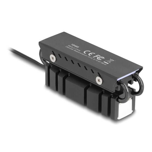 Delock M.2 Heat sink for SSD 2280 with RGB LED illumination