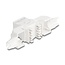 Delock Keystone Module RJ45 jack to LSA Cat.6A UTP 180° toolfree with cable gland