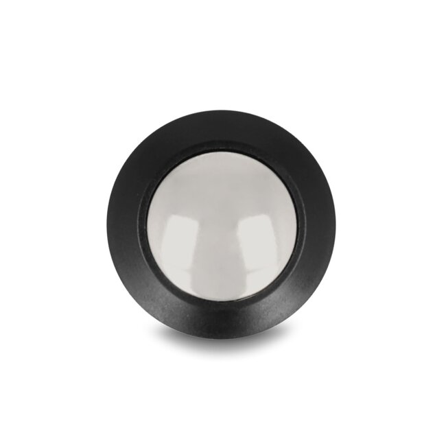 Delock Push Button for Installation 16 mm 2 x Screw Terminal actuator domed plastic snap in assembly