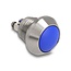 Delock Push Button for Installation 12 mm 2 x Screw Terminal blue