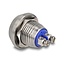 Delock Push Button for Installation 12 mm 2 x Screw Terminal blue