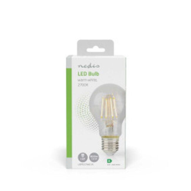 LED-Filamentlamp E27 | A60 | 3.8 W | 806 lm | 2700 K | Warm Wit | Retrostijl | 1 Stuks