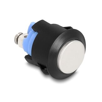 DeLOCK Delock Push Button for Installation 16 mm 2 x Screw Terminal actuator high plastic snap in assembly