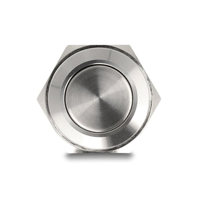 Delock Push Button for Installation 16 mm 2 x Screw Terminal actuator flat