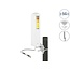 Delock 5G LTE Antenna SMA plug 3 - 5 dBi fixed omnidirectional wall and pole mounting outdoor white
