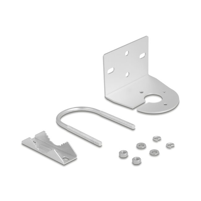 Delock 5G LTE Antenna SMA plug 3 - 5 dBi fixed omnidirectional wall and pole mounting outdoor white