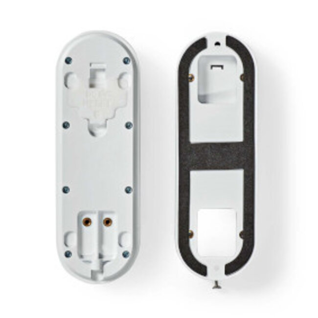 SmartLife Videodeurbel | Wi-Fi | Netvoeding | 1536x1536 | Cloud Opslag (optioneel) / microSD (niet inbegrepen) / Onvif | IP65 | Met bewegingssensor | Wit