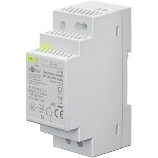 Goobay Goobay DIN Rail Power Supply 12 V (DC), 2.5 A, 30 W