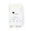 CATV-Versterker | Versterking: 25 dB | 47 - 694 MHz | Outputs: 2 | Versterkingsregelaar | Wit