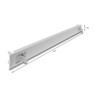 DeLOCK Delock 19″ 1U Blind Panel ABS plastic with snap-in function grey