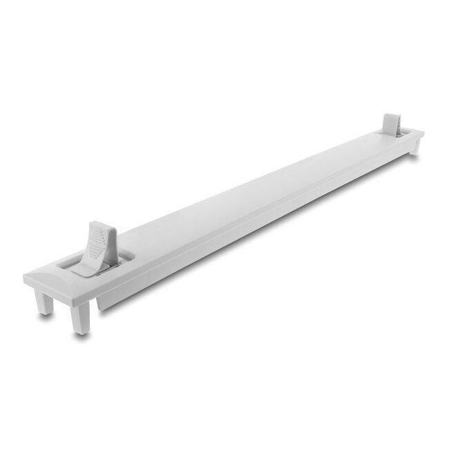 Delock 19″ 1U Blind Panel ABS plastic with snap-in function grey