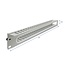 Delock 19″ 1U Cable Management Routing Panel with opening and edge protection grey