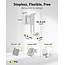 Goobay muurbeugel set voor Sonos PLAY:1 en Sonos ONE/ONE SL | full motion | wit