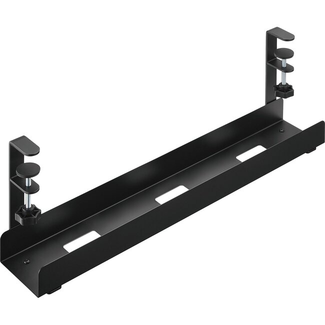 InLine bureau kabelgoot met klembevestiging | 60 x 15,7cm | zwart