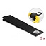Delock Heavy-duty Hook-and-loop strap with fastening eye L 508 x W 50 mm black 5 pieces