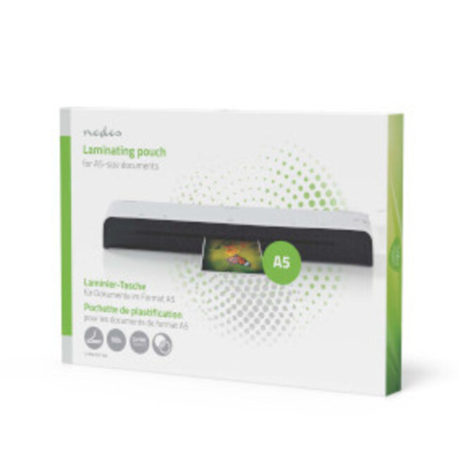 Lamineerhoes | A5 | Dikte: 100 µm | Verpakt per: 100 Stuks | PET | Transparant