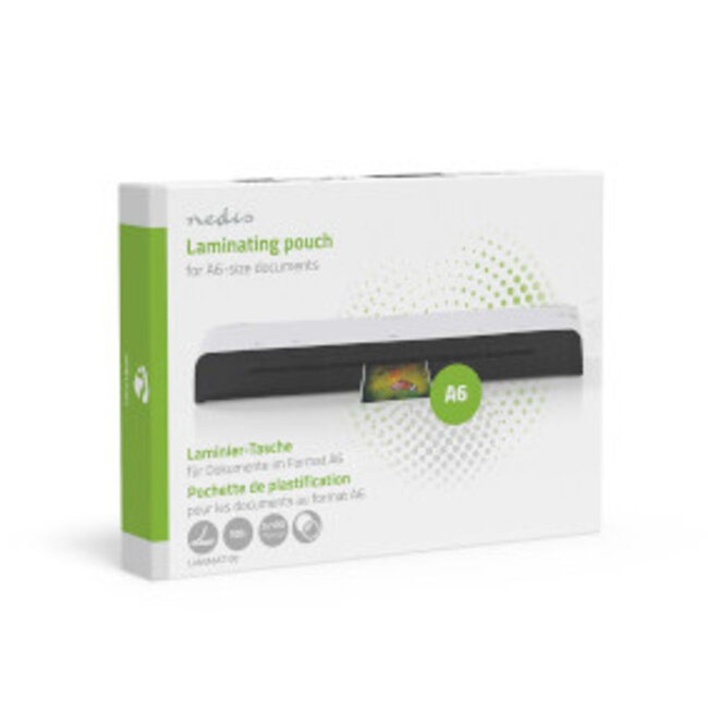 Lamineerhoes | A6 | Dikte: 100 µm | Verpakt per: 100 Stuks | PET | Transparant
