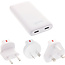 InLine® USB-voeding oplader, dual USB-C, PD, PPS, 65W, plat, wit