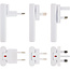 InLine® USB-voeding oplader, dual USB-C, PD, PPS, 65W, plat, wit