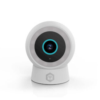 Nedis SmartLife Camera voor Buiten | Wi-Fi | Spotlight | 3MP Full HD 1296p | IP65 | Cloud Opslag (optioneel) / microSD (niet inbegrepen) / Onvif | 5 V DC | Met bewegingssensor | Nachtzicht | Wit