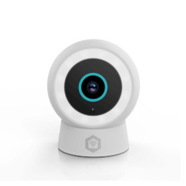 SmartLife Camera voor Buiten | Wi-Fi | Spotlight | 3MP Full HD 1296p | IP65 | Cloud Opslag (optioneel) / microSD (niet inbegrepen) / Onvif | 5 V DC | Met bewegingssensor | Nachtzicht | Wit