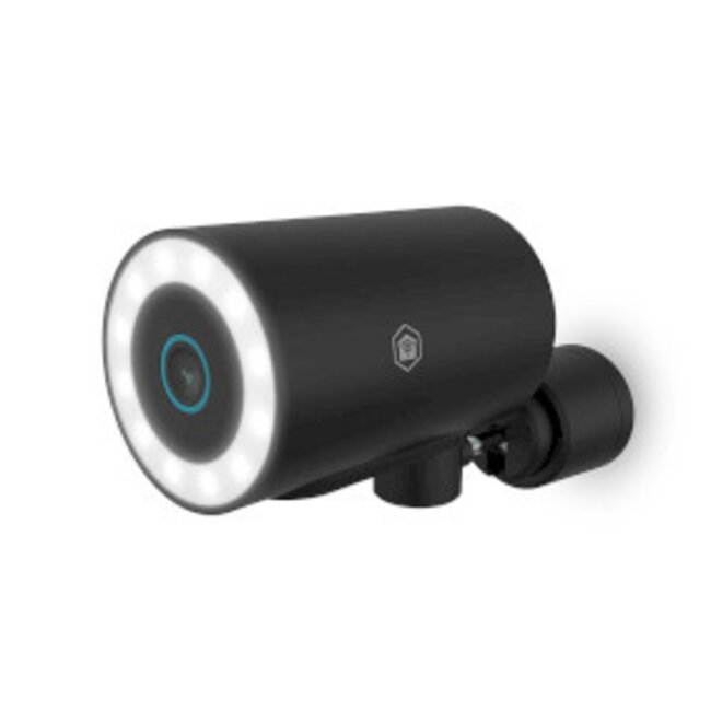 SmartLife Camera voor Buiten | Wi-Fi | Spotlight | 4K / 3840x2160 | IP65 | Cloud Opslag (optioneel) / microSD (niet inbegrepen) / Onvif | 5 V DC | Met bewegingssensor | Nachtzicht | Zwart