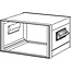 SCHROFF Comptec inklapbare handgreep, RAL 7016, gegoten