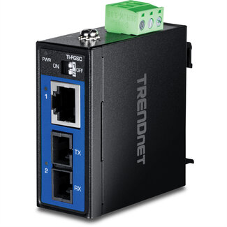 Trendnet TRENDnet TI-FGSC Industrial Medienkonverter 1000BASE-LX Multi-Mode SC 1km