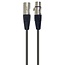 NJS/Rean Professional 3-pins XLR DMX kabel | 1 meter