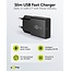 Goobay slim USB lader | USB-C PD | GaN | 20W | zwart