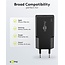 Goobay slim USB lader | USB-C PD | GaN | 20W | zwart