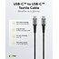 Goobay USB lader | 2x USB-C PD en 1x USB-A QC | incl. USB-C kabel | 65W | zwart | 1 meter