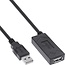 InLine actieve USB-A verlengkabel | voeding via USB-C poort | USB2.0 | 5 meter