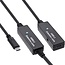 InLine USB-C actieve verlengkabel | USB3.0 5 Gbps | 15 meter