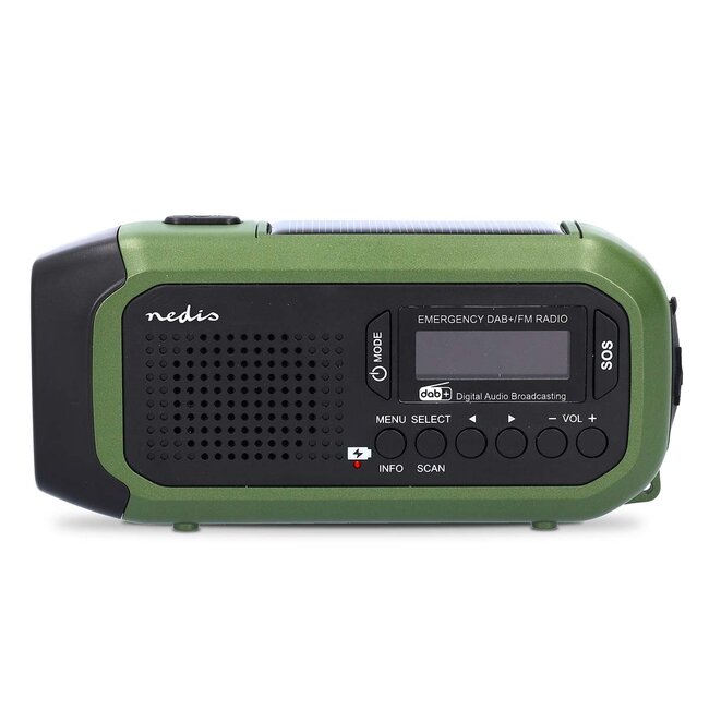 Nedis noodradio met zaklamp | DAB+ en FM | 8W