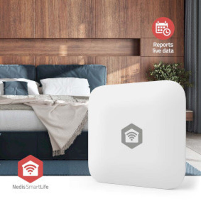 SmartLife Klimaatsensor | Zigbee 3.0 | Batterij Gevoed | Android™ / IOS | Wit